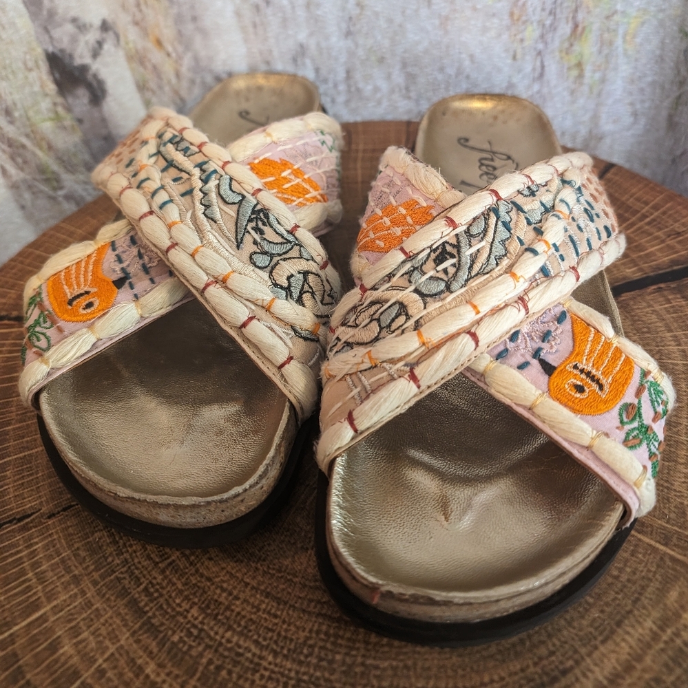 Free People Women's Wildflower leather sandals size 8